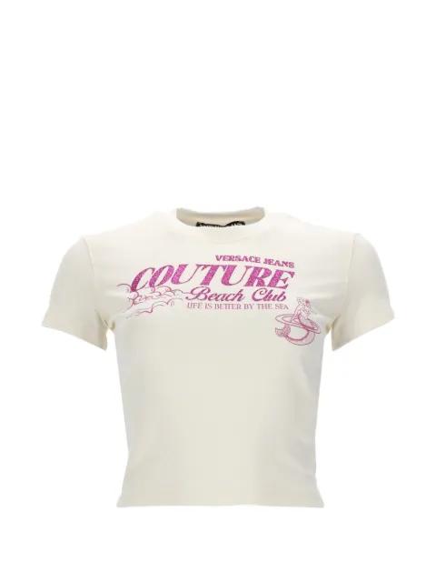 Couture beach club T-shirt by VERSACE