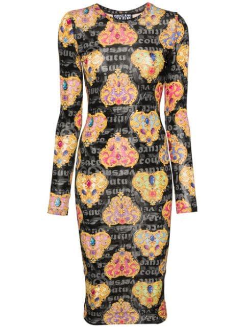 Couture bodycon midi dress by VERSACE