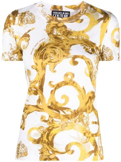Couture cotton T-shirt by VERSACE