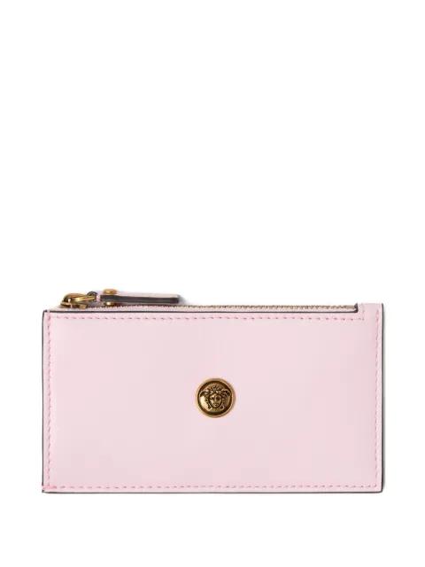 Emblème leather zip zard holder by VERSACE