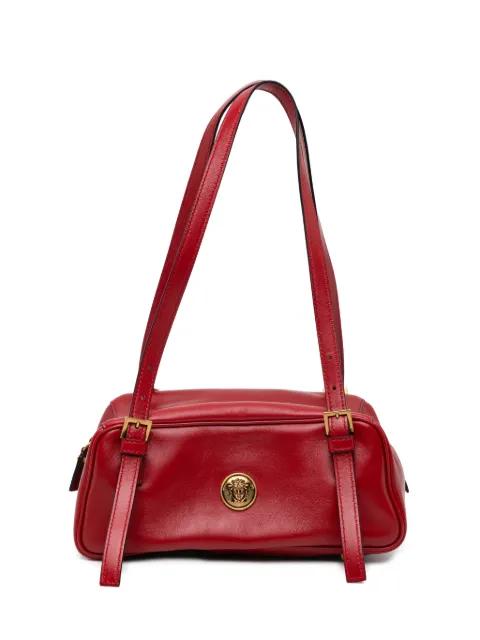 Emblème nappa bowling bag by VERSACE