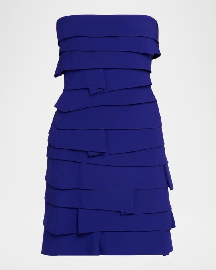 Envers Satin Strapless Mini Dress by VERSACE