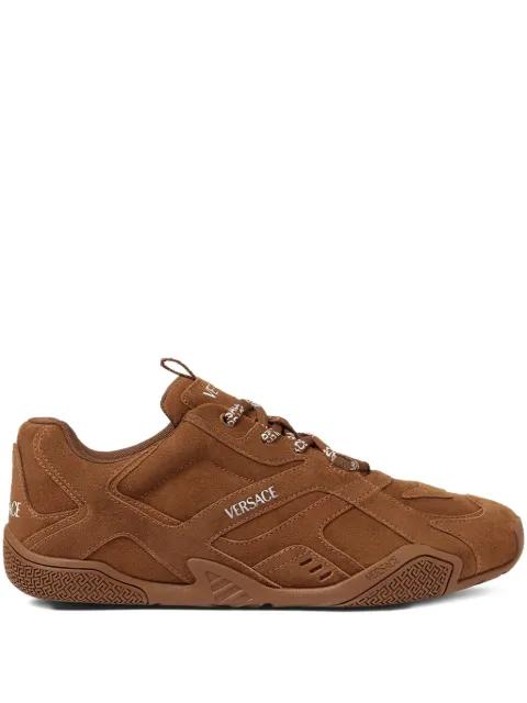 Galaxia suede sneakers by VERSACE