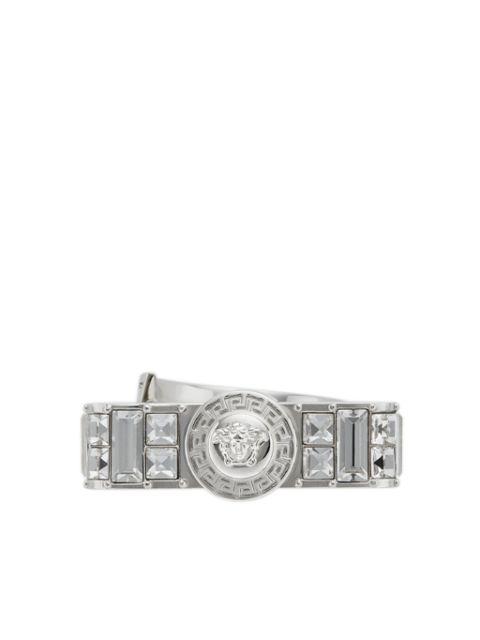 Gianni Ribbon crystal ring by VERSACE