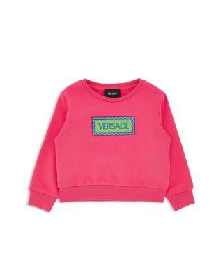Girls' Electric Logo Embroidery Fleece Sweatshirt - Baby by VERSACE