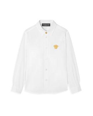 Girls' Medusa Embroidered Shirt - Big Kid by VERSACE