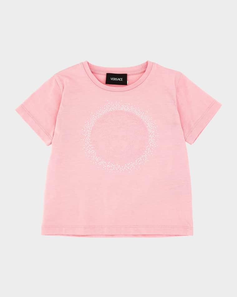 Girl's Medusa Short-Sleeve T-Shirt, Size 12M-5 by VERSACE