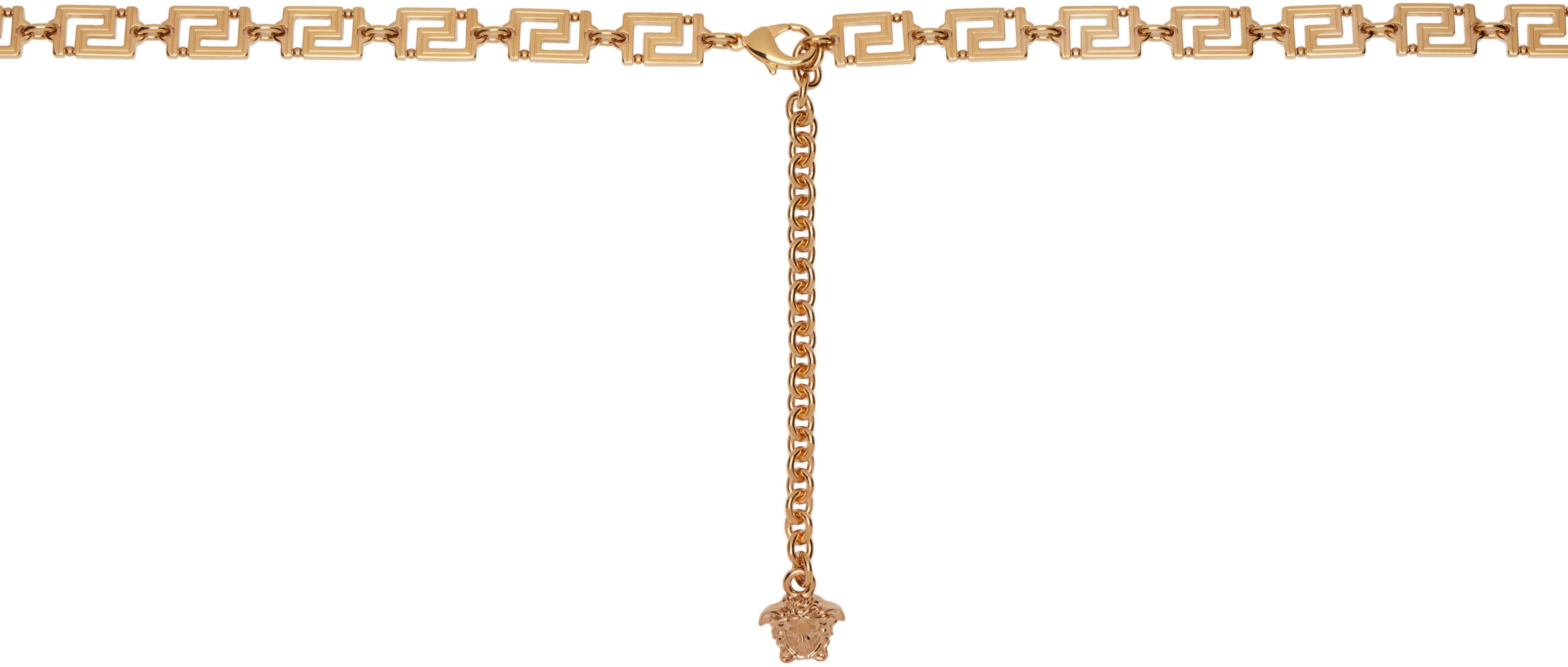Gold Greca Goddess Chain Belt by VERSACE