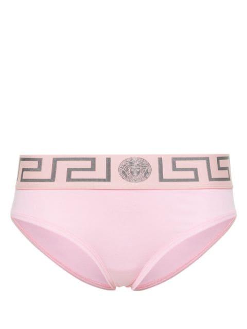 Greca Border jersey briefs by VERSACE
