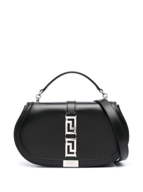 Greca Goddess leather shoulder bag by VERSACE