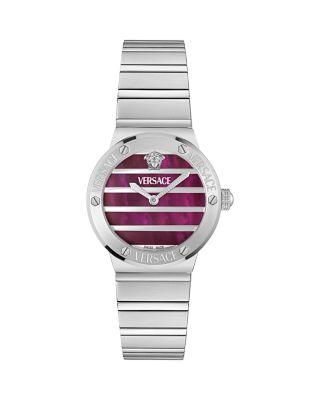 Greca Logo Pearl Bracelet Watch by VERSACE