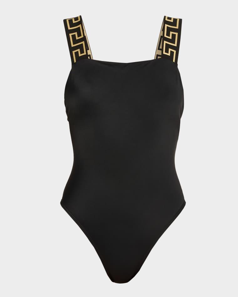 Greca One-Piece Swimsuit by VERSACE