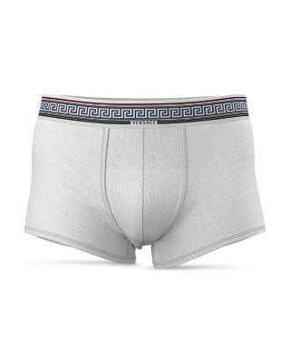 Greca Short Cotton Blend Trunks by VERSACE