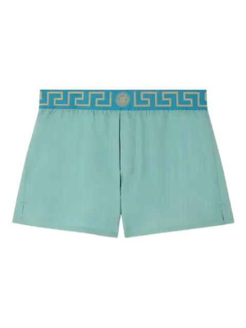 Greca-border swim shorts by VERSACE