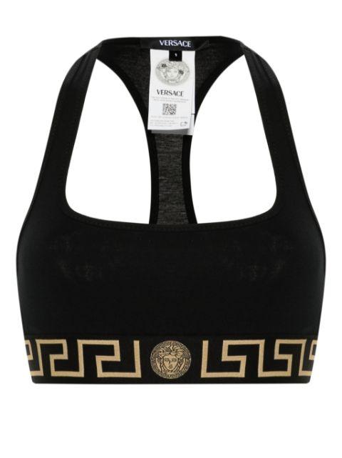 Greca border triangle bra by VERSACE