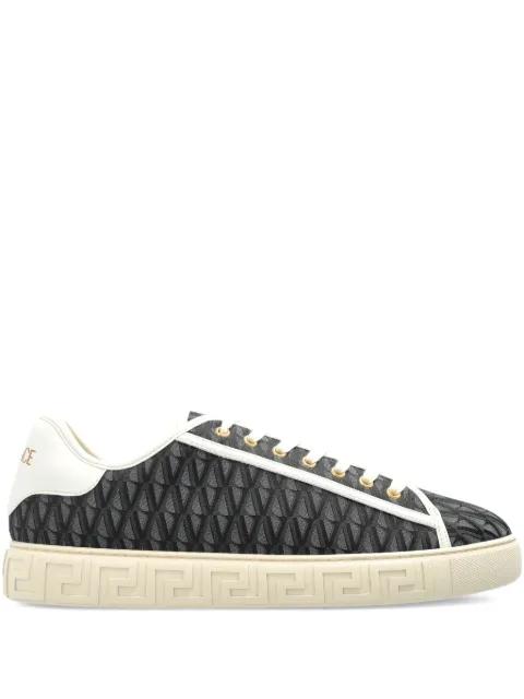 Greca jacquard sneakers by VERSACE