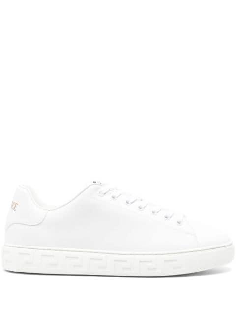 Greca lace-up sneakers by VERSACE