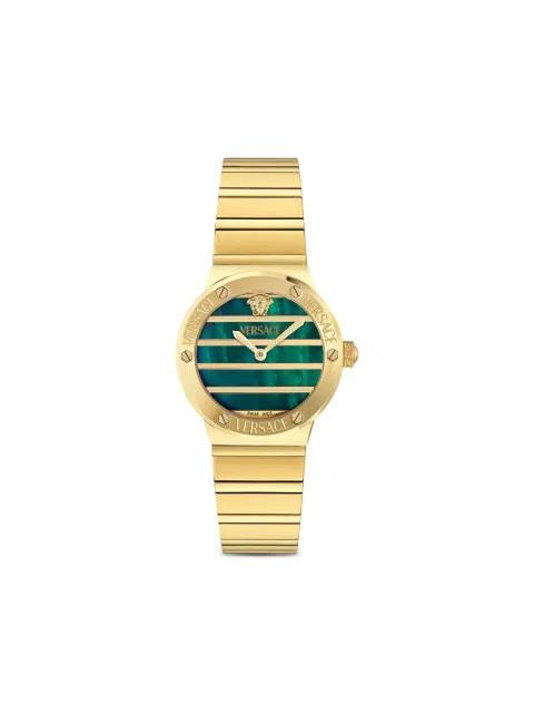 Greca logo pearl 33mm watch by VERSACE