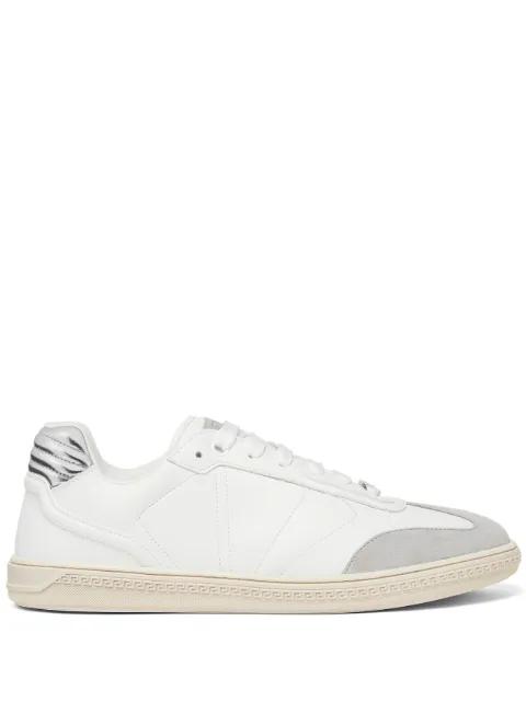 Greca-motif panelled sneakers by VERSACE