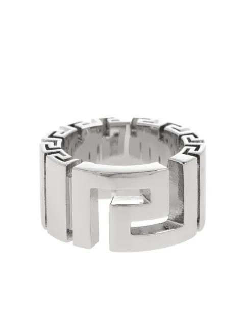 Greca-motif ring by VERSACE
