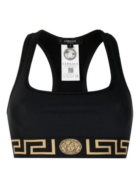 Greca racerback bra by VERSACE