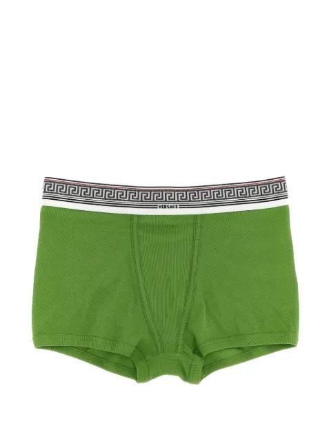 Greca ribbed boxers by VERSACE