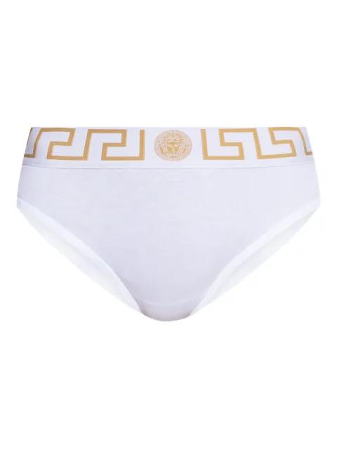 Greca-waistband briefs by VERSACE