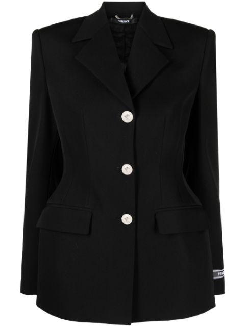 Hourglass single-breasted blazer by VERSACE
