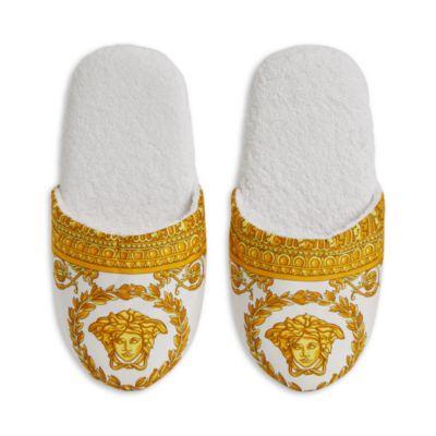 I Heart Baroque Bath Slippers by VERSACE