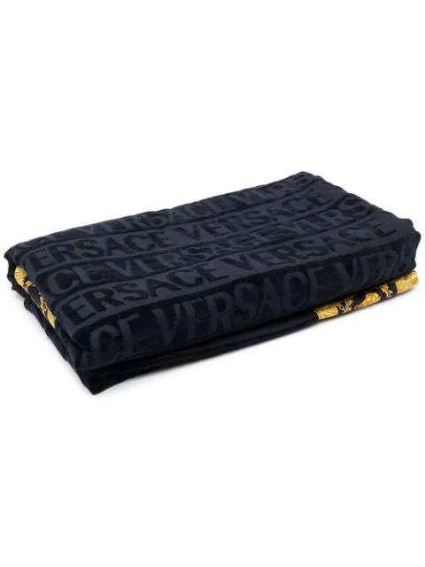 I Love Baroque bath towel by VERSACE