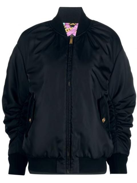 I Ventagli-print  reversible puffer jacket by VERSACE