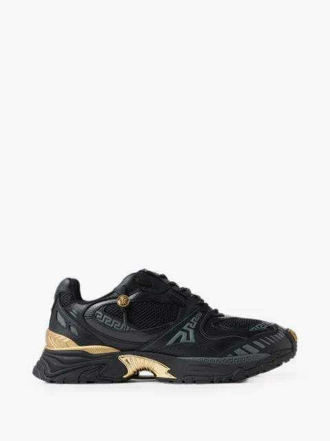 Icaro leather sneakers by VERSACE