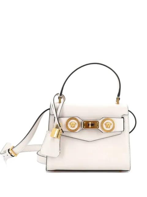 Icon Convertible Top Handle Bag Leather Mini satchel by VERSACE 