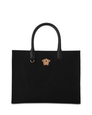 La Medusa Canvas Large Tote Bag by VERSACE