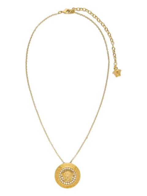 La Medusa crystal necklace by VERSACE