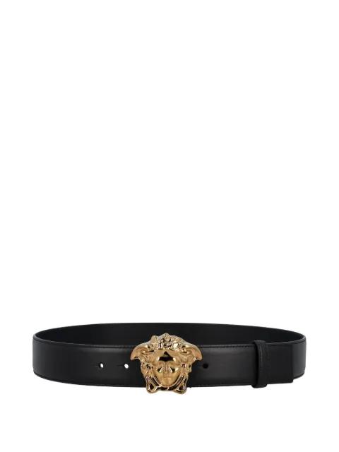 La Medusa leather belt by VERSACE