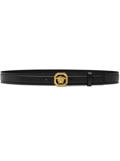 La Medusa leather belt by VERSACE