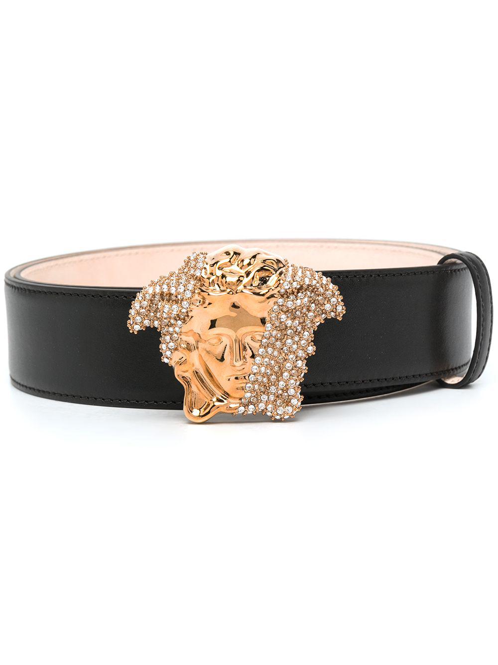 La Medusa leather belt by VERSACE