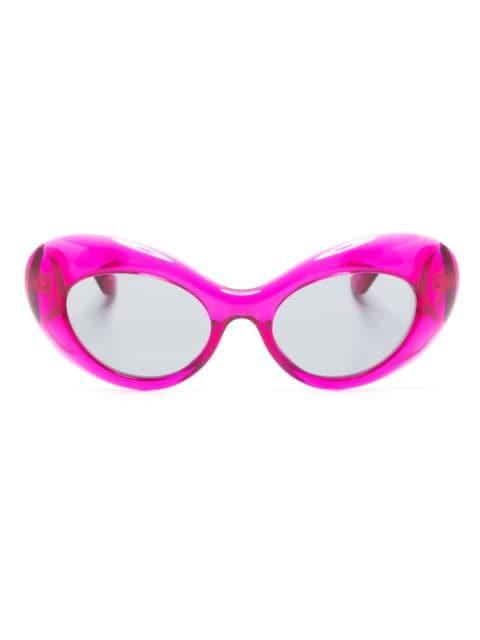 La Medusa oval-frame sunglasses by VERSACE
