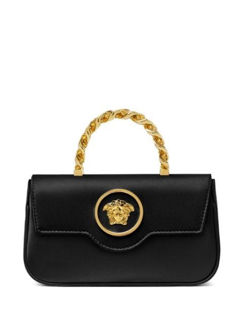 La Medusa satin mini bag by VERSACE