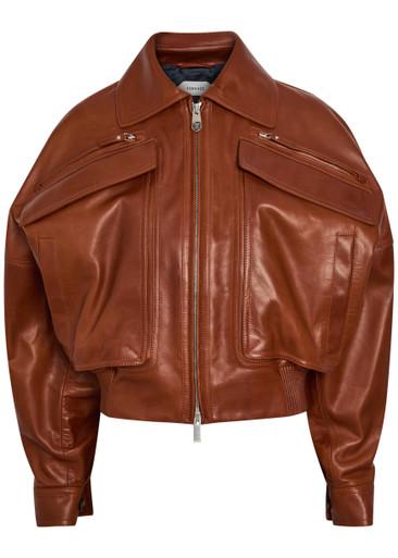 Leather jacket by VERSACE