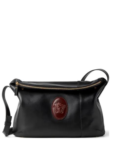 Lou nappa shoulder bag by VERSACE