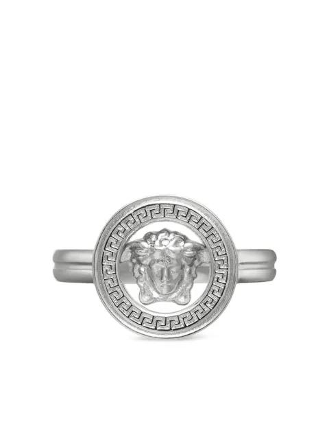 Medusa '95 embellished ring by VERSACE