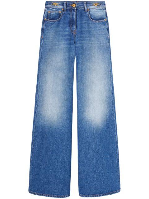 Medusa 95 mid-rise flared jeans by VERSACE