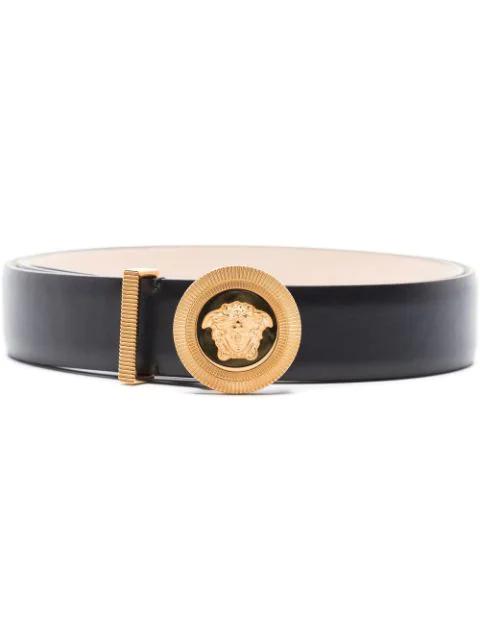 Medusa Biggie leather belt by VERSACE