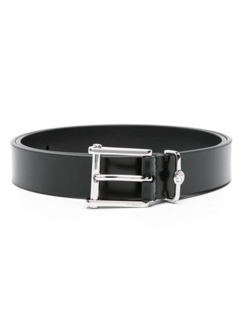 Medusa Head leather belt by VERSACE