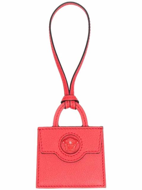 Medusa Head leather tag by VERSACE