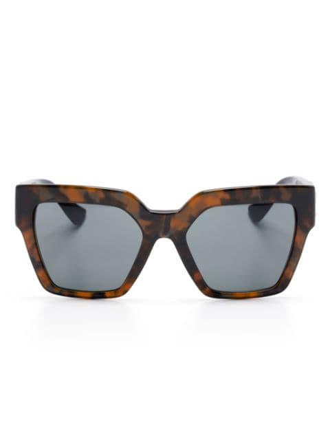 Medusa Head-motif square-frame sunglasses by VERSACE