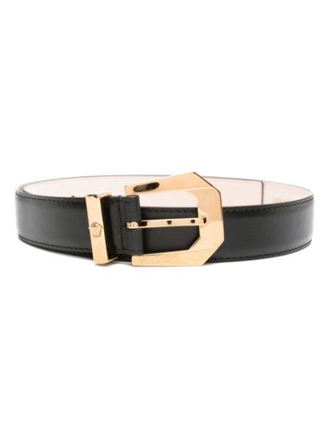 Medusa Heritage leather belt by VERSACE