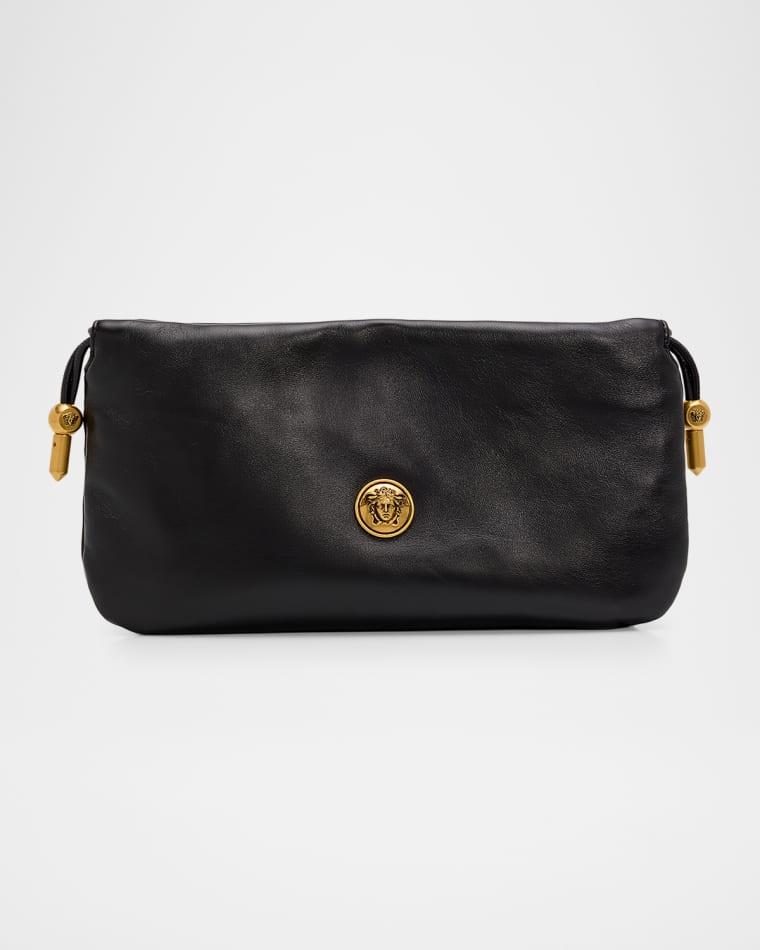 Medusa Lambskin Leather Clutch Bag by VERSACE